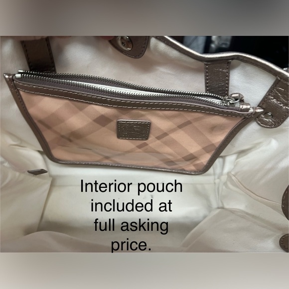 Authentic Vintage Burberry Nova Check Bag - Pink - Picture 11 of 14